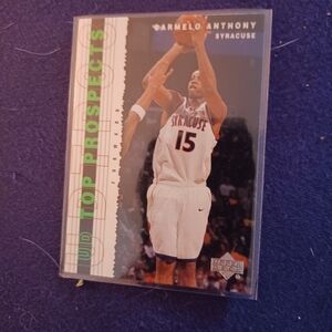 2 - [2003] Upper Deck Carmelo Anthony #5 Top Prospects Basketball Card {NCAA}